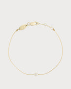 REDLINE Yellow Gold and Diamond Illusion Bracelet | 紅繩 手鍊 (金色) - LondonKelly 英國名牌代購