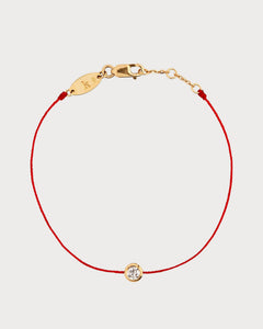 REDLINE Yellow Gold So Pure Bracelet | 紅繩 手鏈 (0.2CT/多色) - LondonKelly 英國名牌代購
