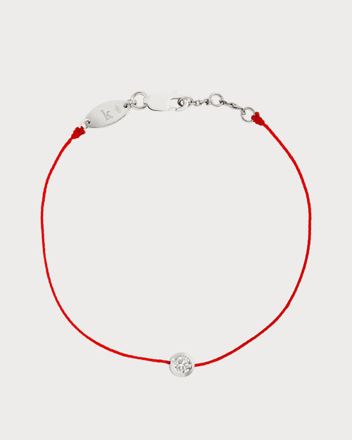 REDLINE Yellow Gold So Pure Bracelet | 紅繩 手鏈 (0.2CT/多色) - LondonKelly 英國名牌代購