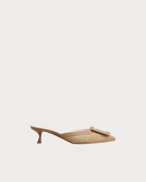 ROGER VIVIER Viv' in The City Mules in Suede | RV 麂皮穆勒鞋 (多色) - LondonKelly 英国名牌代购