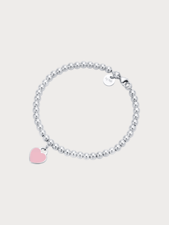 TIFFANY & CO. Return to Tiffany Heart Tag Bead Bracelet Silver(2 Colors) - LONDONKELLY 英國名牌代購