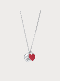TIFFANY & CO. Return to Tiffany Pink Double Heart Tag Pendant in Silver(4 Colors) - LONDONKELLY 英國名牌代購