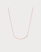 TIFFANY & CO. Tiffany T Smile Pendant in Rose Gold | 蒂芙尼 頸鏈 (玫瑰金) - LONDONKELLY 英國名牌代購