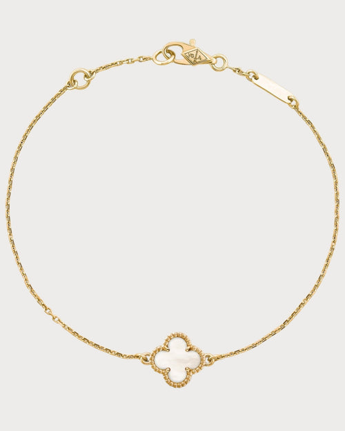 VAN CLEEF & ARPELS Sweet Alhambra Bracelet | 梵克雅寶 手鏈 (黃金) - LONDONKELLY 英國名牌代購