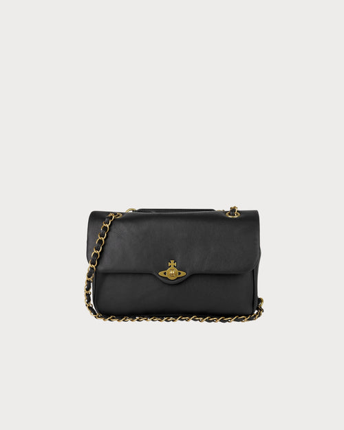 VIVIENNE WESTWOOD Anita Medium Shoulder Bag | 西太后 手袋 (黑色) - LondonKelly 英國名牌代購