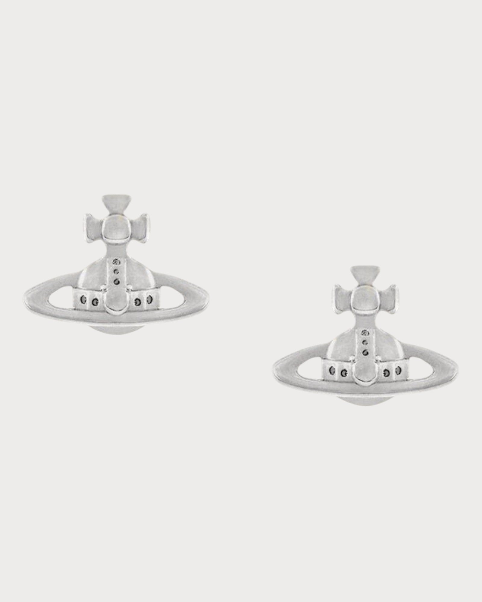 VIVIENNE WESTWOOD Lorelei Stud Earrings Brass(Silver
