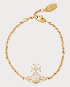 VIVIENNE WESTWOOD Mila Orb Pave Bracelet Gold | 西太后 手链 (金色) - LONDONKELLY 英国名牌代购