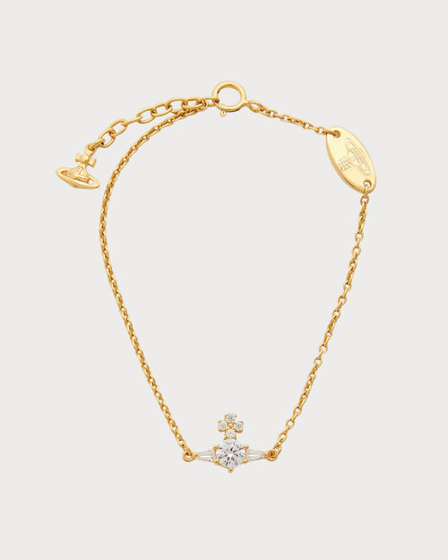 VIVIENNE WESTWOOD Ofelia Orb Sterling Silver Bracelet | 西太后 手鏈 (金色) - LondonKelly 英國名牌代購