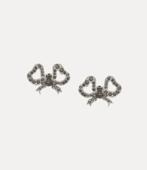 VIVIENNE WESTWOOD Rigoberta Earrings | 西太后 耳環 (黑銀色) - LondonKelly 英國名牌代購