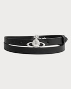 VIVIENNE WESTWOOD Small Orb Buckle Belt | 西太后 皮帶 (黑色) - LONDONKELLY 英國名牌代購