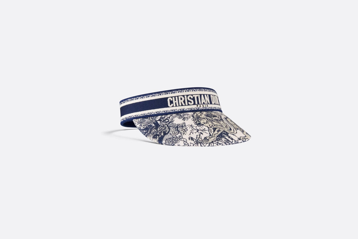 [2023 新款] CHRISTIAN DIOR D-Smash Toile De Jouy Sauvage Visor | 迪奧 遮陽帽