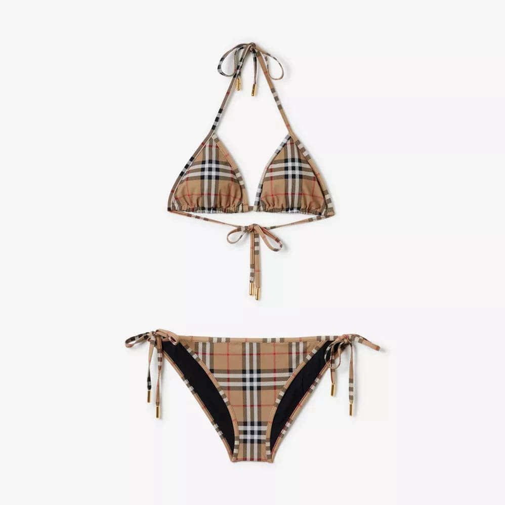 Vintage burberry bikini top
