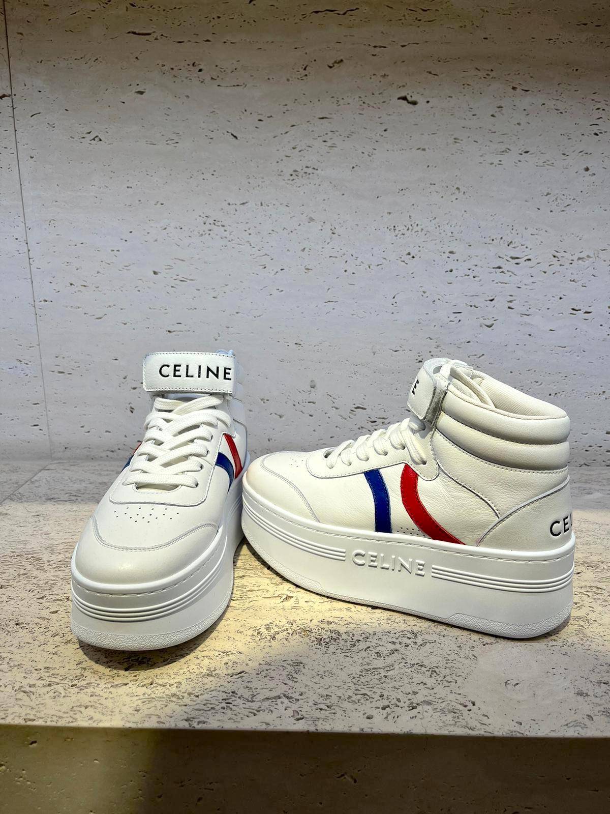 CELINE Mid Block Sneakers | Celine sneakers (white) – LondonKelly 