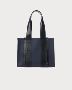 CHLOE Medium Woody Tote Bag | 蔻依 手提袋 (Denim)