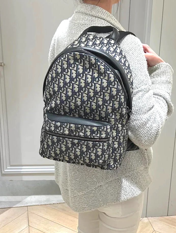 Dior backpack oblique best sale