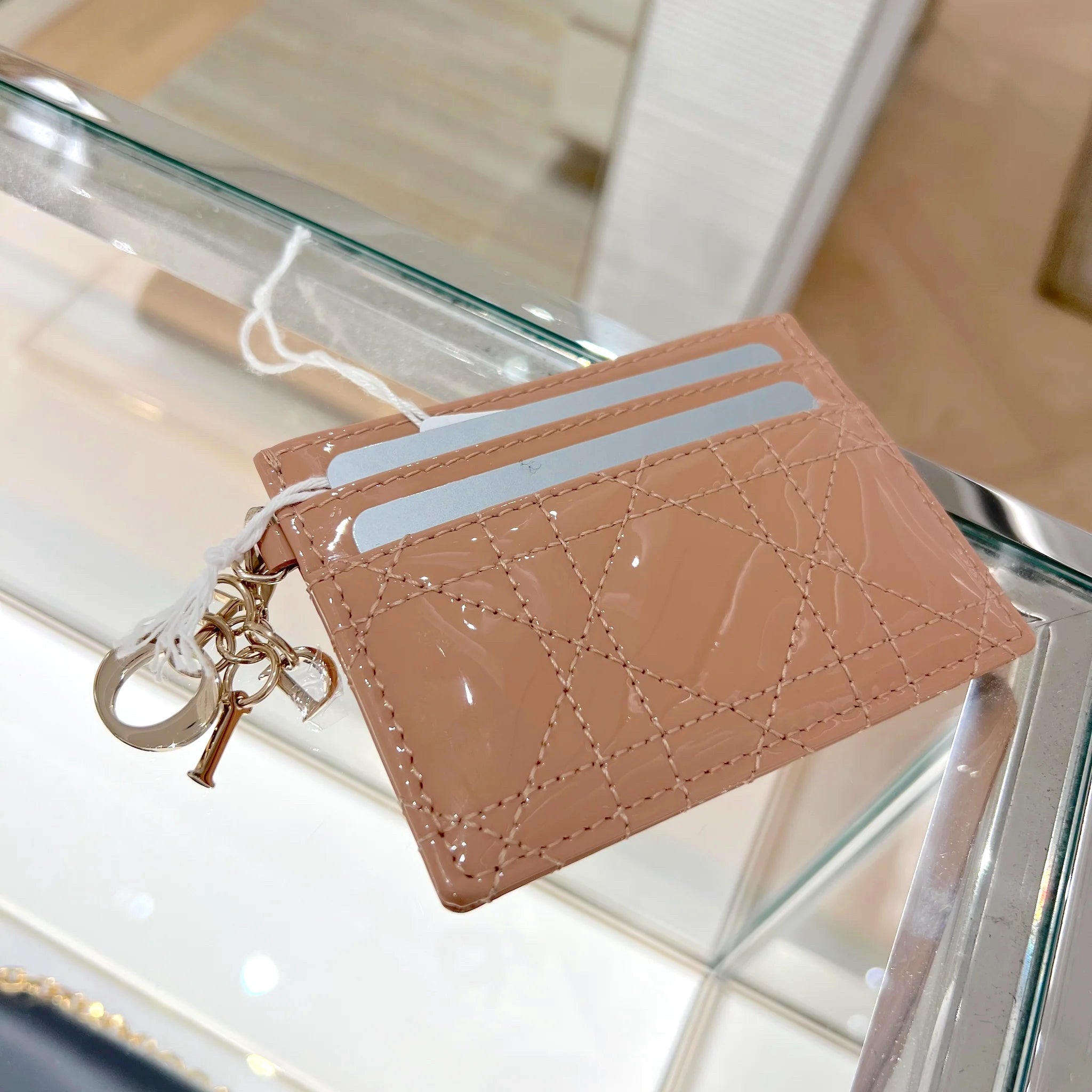 CHRISTIAN DIOR Lady Dior 5-Slot Card Holder | Dior card holder (multi- –  LondonKelly 英國名牌代購