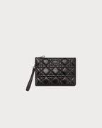 CHRISTIAN DIOR Large Dior Caro Daily Pouch | 迪奧 大碼日常小手袋 (黑色) - LONDONKELLY