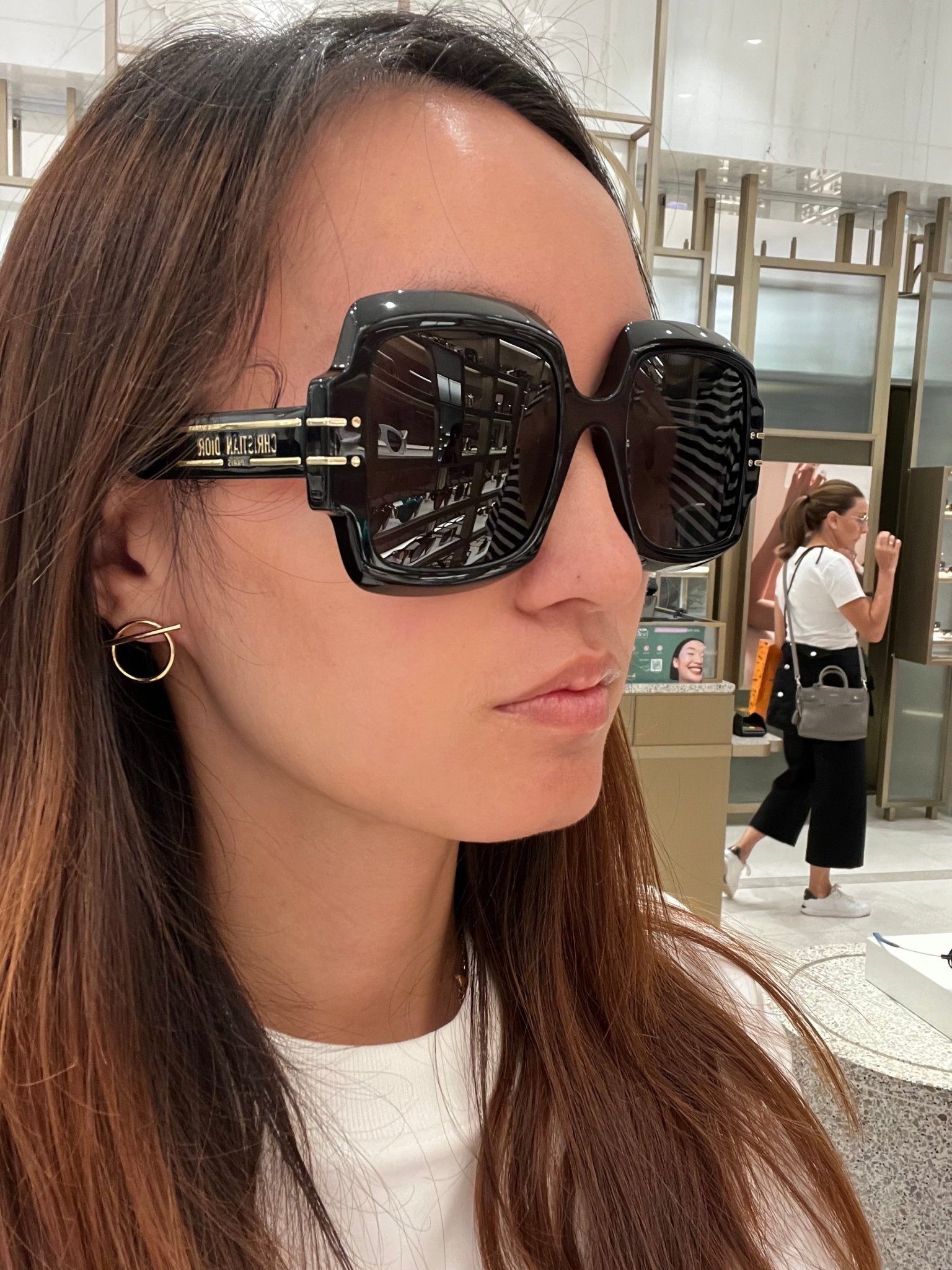 CHRISTIAN DIOR Sunglasses | 迪奧方型太陽眼鏡(黑色) – LondonKelly