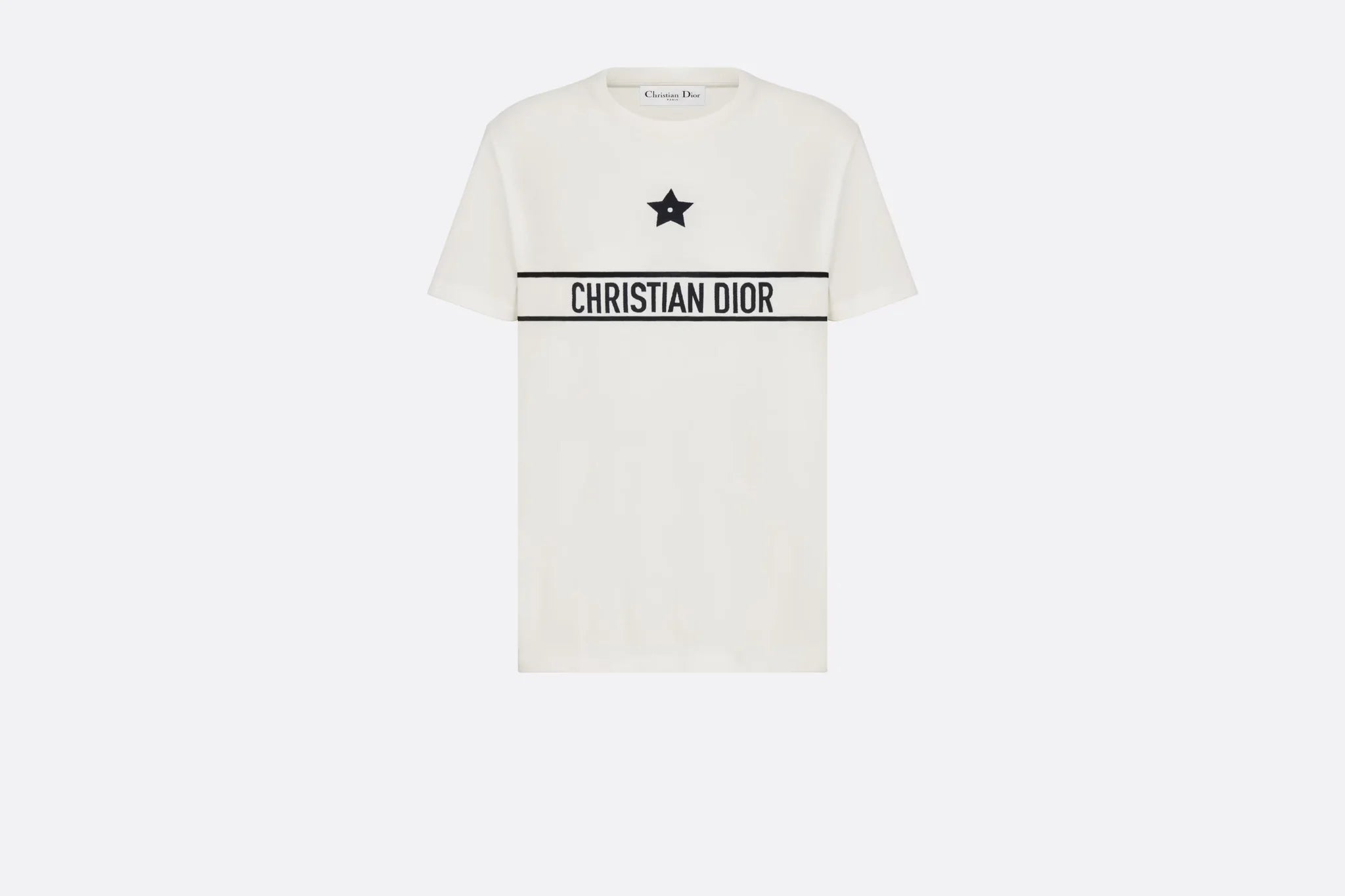 CHRISTIAN DIOR Women's Classic T-Shirt | 迪奧 女仕經典T恤 (白色)