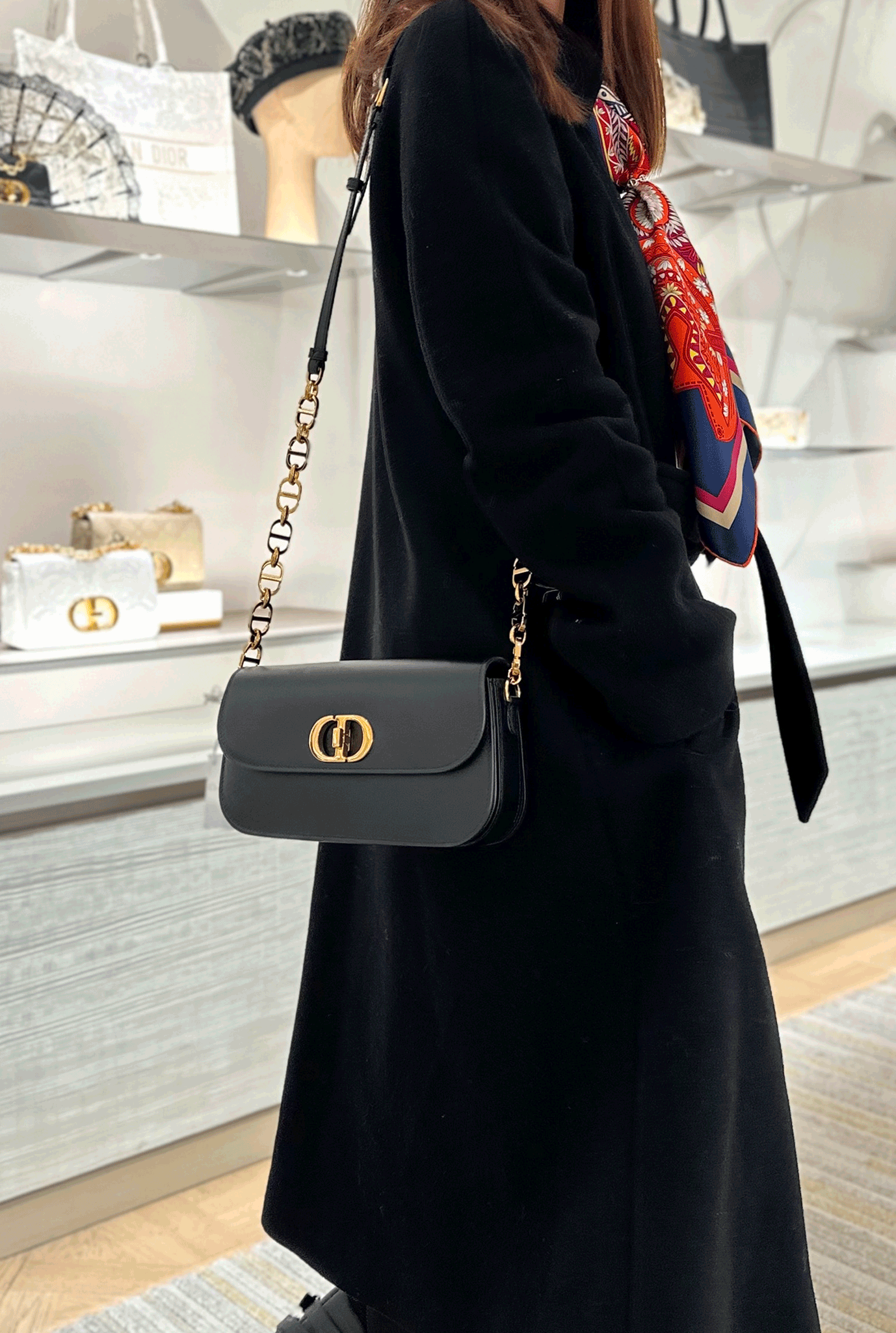 CHRISTIAN DIOR 30 Montaigne Avenue Bag Dior handbag multi color