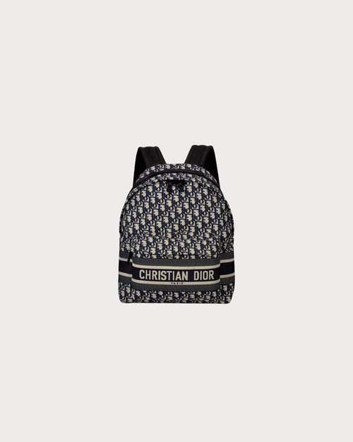CHRISTIAN DIOR Diortravel Backpack | 迪奧 背囊 (藍色老花)