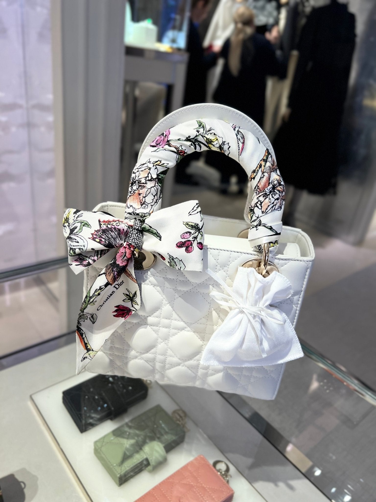 CHRISTIAN DIOR Small Lady Dior My ABCDIOR Bag Dior handbag (small si