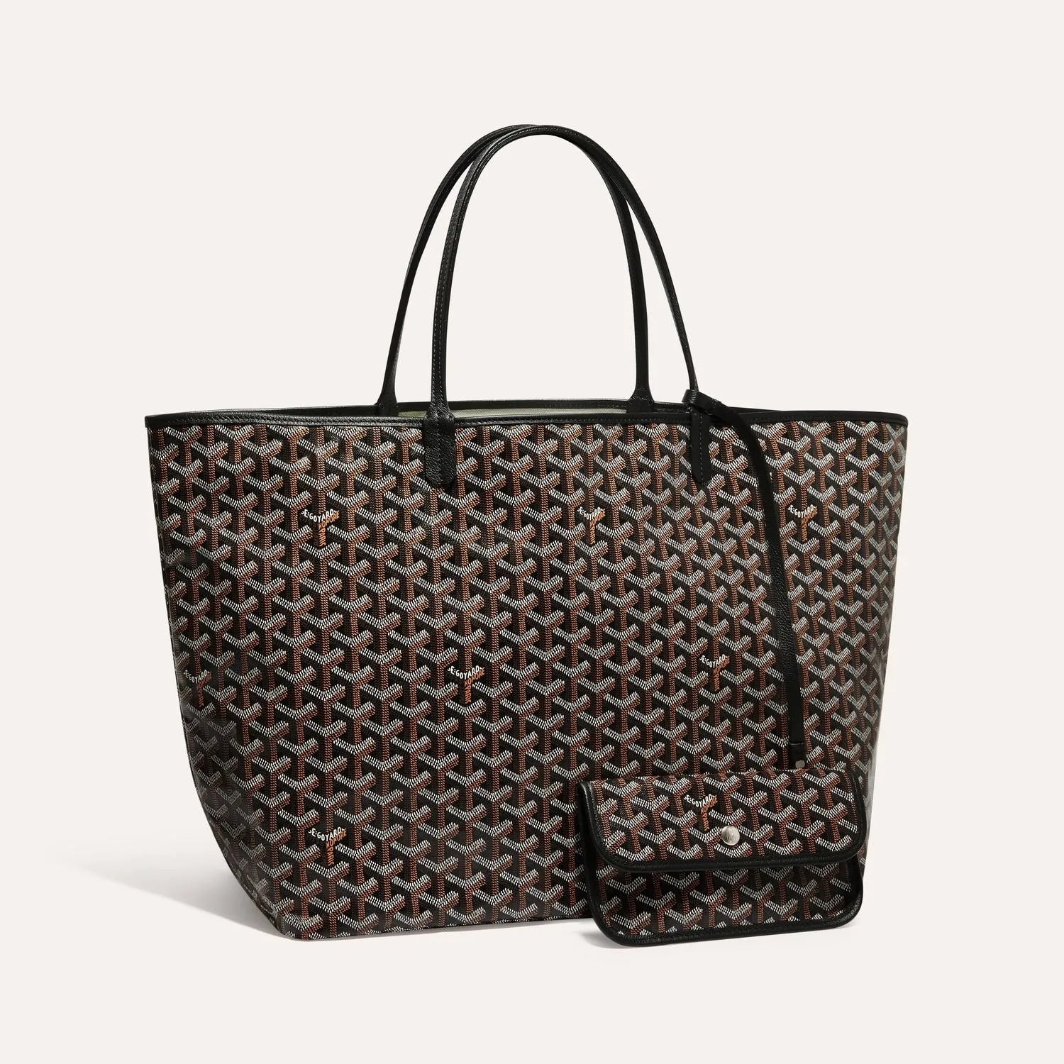 Goyard goyardine saint louis gm black gold Outlet