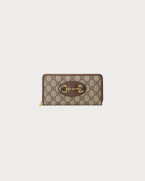 GUCCI Horsebit 1955 Zip Around Wallet | 古馳 長銀包 (啡色)