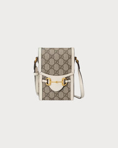 GUCCI Horsebit 1955 Mini Bag | 古馳 電話袋 (White)