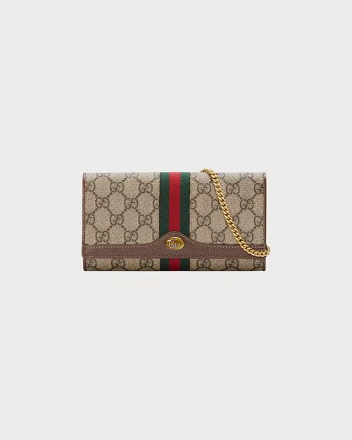 GUCCI Ophidia GG Chain Wallet | 古馳 銀包連鏈帶 (啡色)