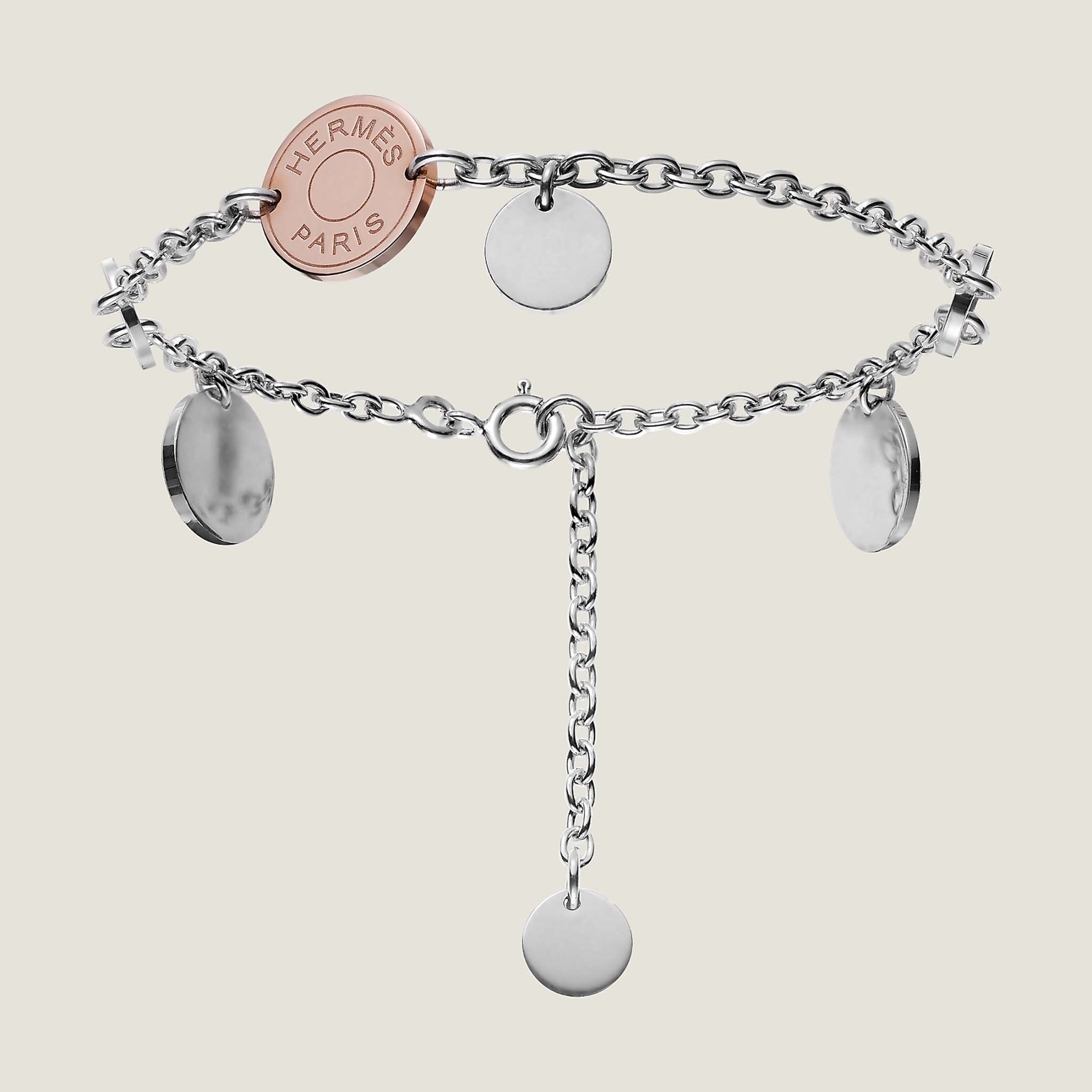HERMES Ex-Libris Bracelet | Hermès Bracelet (Silver