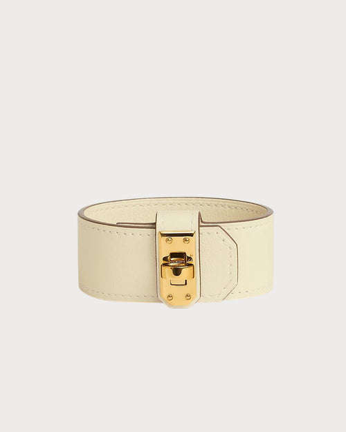 HERMES Small Kelly Twist Bracelet | 愛馬仕 Kelly手帶 (White)