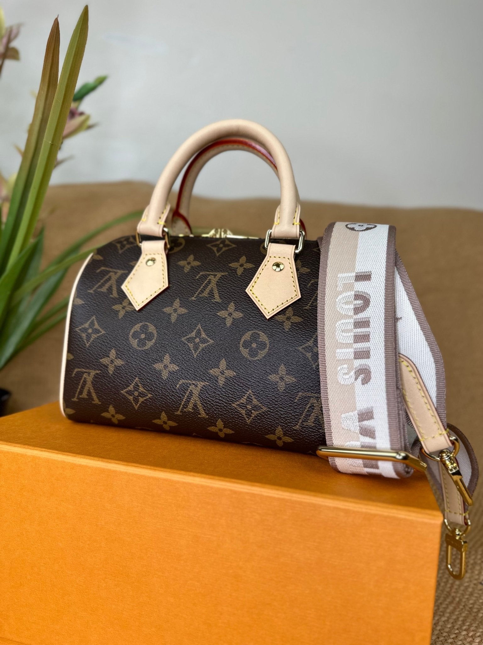 LOUIS VUITTON M46222 Speedy 20 Bag Monogram Canvas(2 Colors