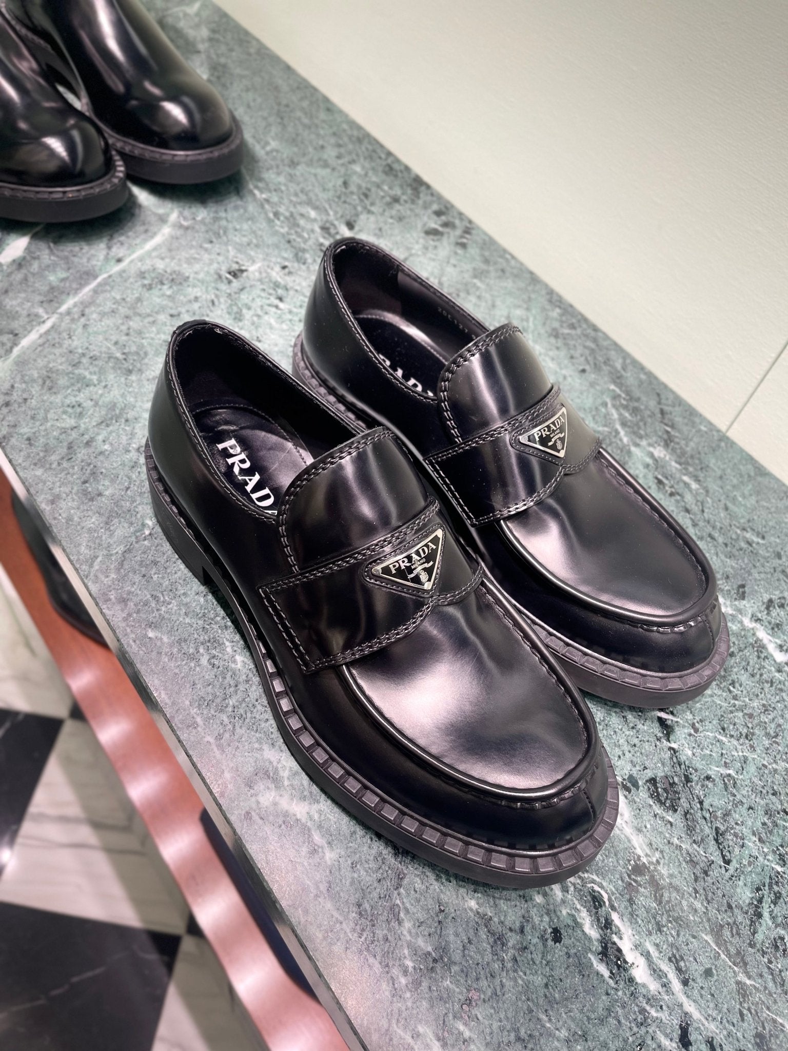 Prada Loafers Cheap Prada Shoes Mens PRADA 2DE127 Men's