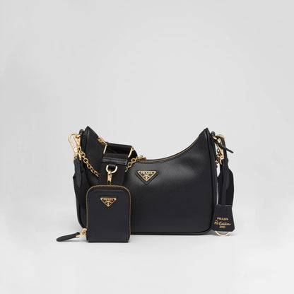 PRADA Re-Edition 2005 Saffiano Leather Bag | 普拉達 手袋 (Black)