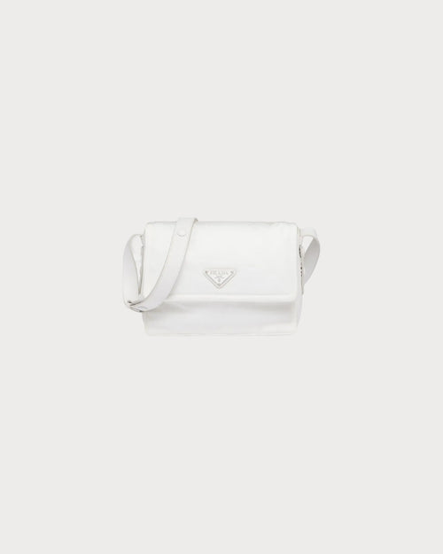 PRADA Small Padded Re-Nylon Shoulder Bag | 普拉達 手袋 (White)