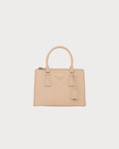 PRADA Small Prada Galleria Saffiano Leather Bag | 普拉達 手袋 (Beige)