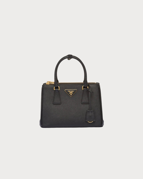 PRADA Small Prada Galleria Saffiano Leather Bag | 普拉達 手袋 (Black)