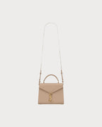 YSL Saint Laurent Cassandra Mini Top Handle Bag (Dark Beige) | 聖羅蘭 手袋