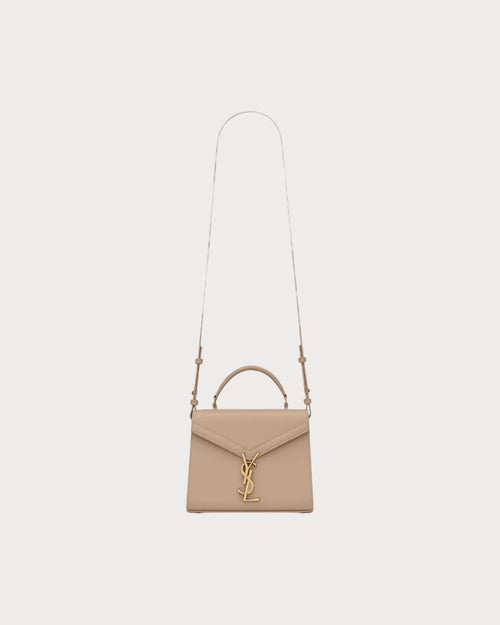 YSL Saint Laurent Cassandra Mini Top Handle Bag (Dark Beige) | 圣罗兰 手袋