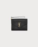 YSL SAINT LAURENT Cassandre Flap-Pouch | 圣罗兰 手袋 (黑色)