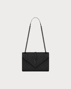 YSL SAINT LAURENT Envelop Medium Chain Bag | 圣罗兰 手袋 (全黑)