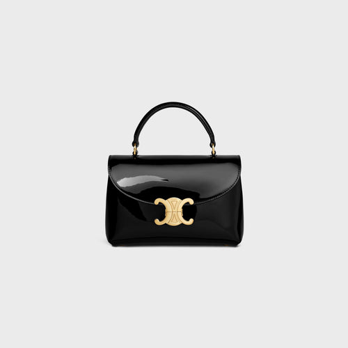 CELINE Teen Nino Bag Patent Calfskin | 賽琳 亮面牛皮手袋 (Black)