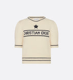 CHRISTIAN DIOR Short Sleeve Sweater | 迪奧 短身上衣 (白色)