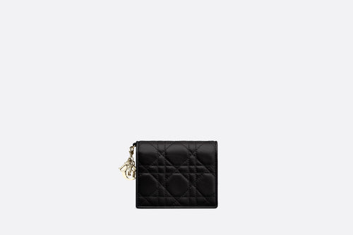 CHRISTIAN DIOR Mini Lady Dior Wallet | 迪奧 銀包 (Black)