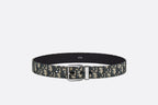 CHRISTIAN DIOR Men's 35MM Belt | 迪奧 男仕皮帶 (藍色老花)