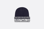 CHRISTIAN DIOR D-White Beanie | 迪奧 冷帽 (藍色)