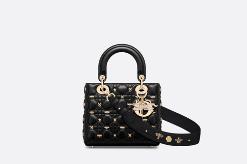 CHRISTIAN DIOR Small Lady Dior My ABCDior Bag | 迪奧 手袋 (Black_)