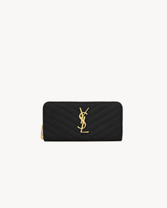 YSL SAINT LAURENT Cassandre Matelasse Zip Around Long Wallet | 圣罗兰长银包(多色)