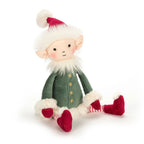 JELLYCAT Leffy Elf Medium | Elf doll (medium size/green)